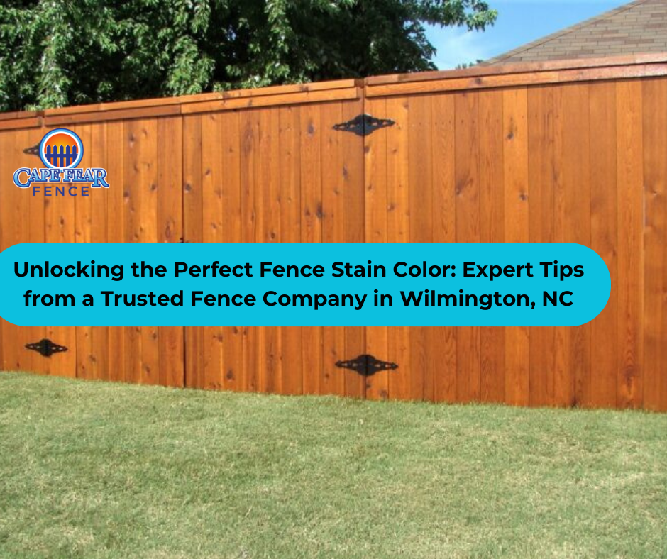 Fence Stain Color by Fence Company in Wilmington
